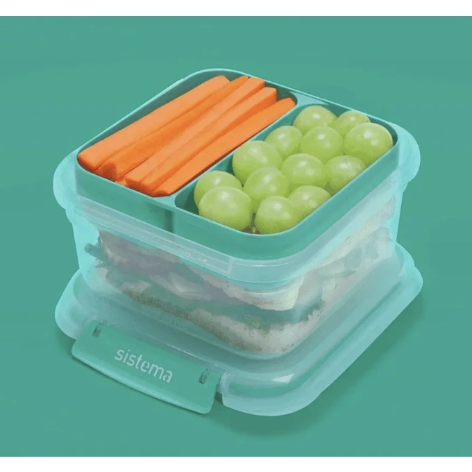 Pojemnik 1,15l Square Stax To Go zielony